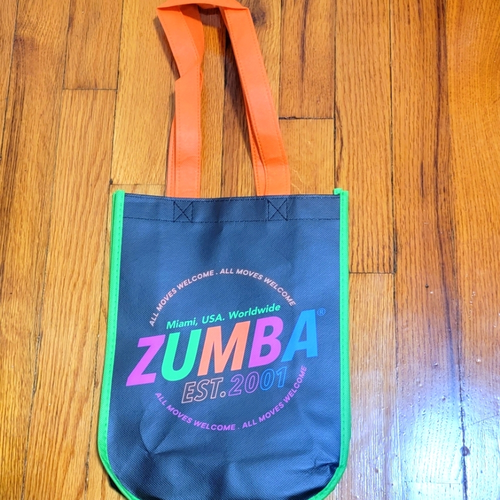 Zumba Wear All Moves Welcome Reusable Tote Lunch Bag Miami USA Worldwide